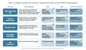 Digital marketing and e-commerce applications are best served by DXPs, Infosys suggests